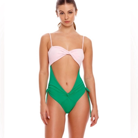 Agua Bendita One Piece Swimsuit Nyssa Java Size S - Picture 8 of 9